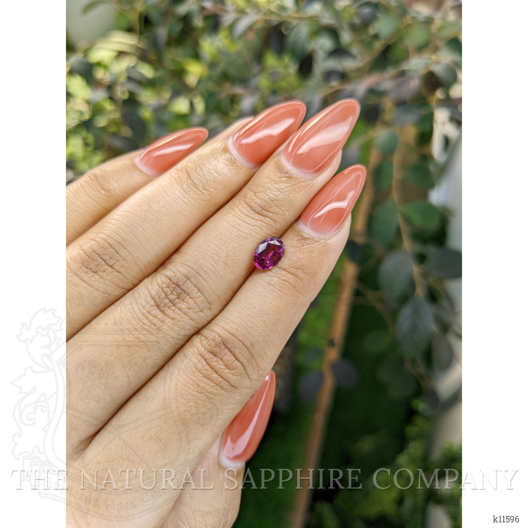 1.05 Ct. Rhodolite Garnet from Ceylon (Sri Lanka)