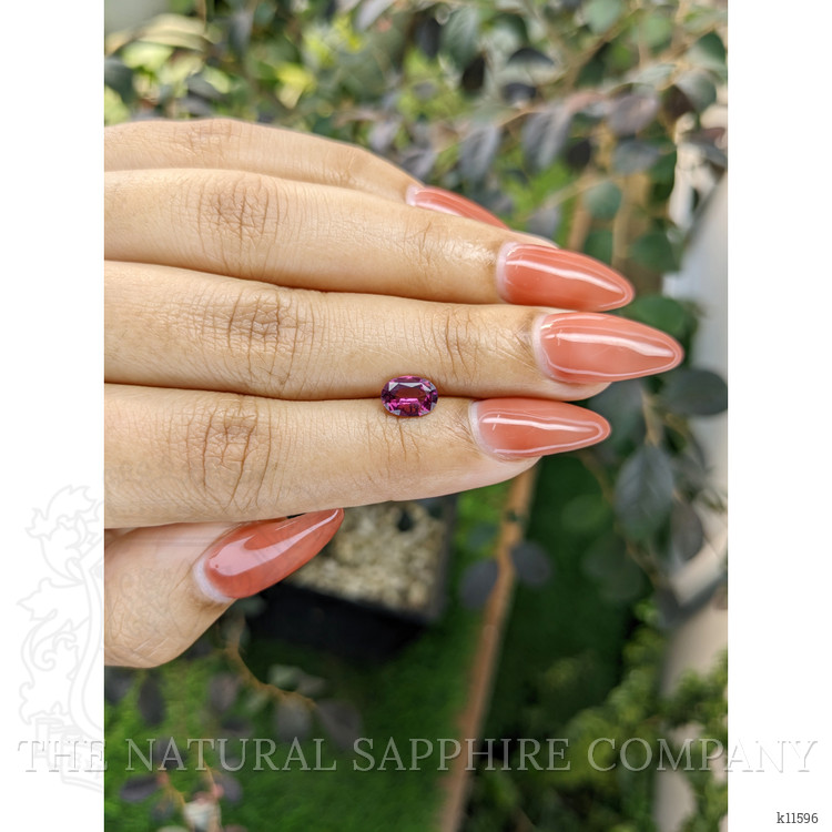 1.05 Ct. Rhodolite Garnet from Ceylon (Sri Lanka)