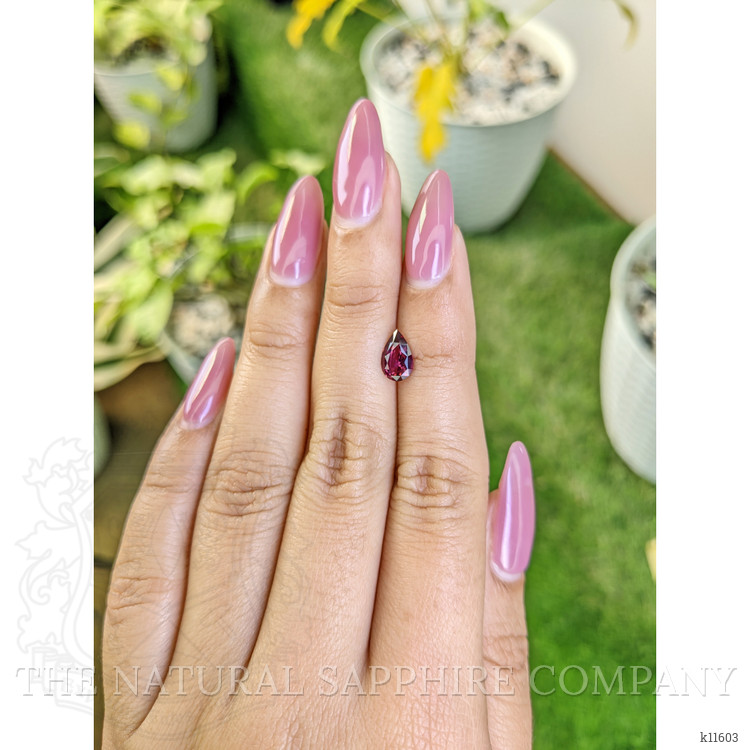 1.03 Ct. Rhodolite Garnet from Ceylon (Sri Lanka)
