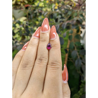1.15 Ct. Rhodolite Garnet from Ceylon (Sri Lanka) Life Style