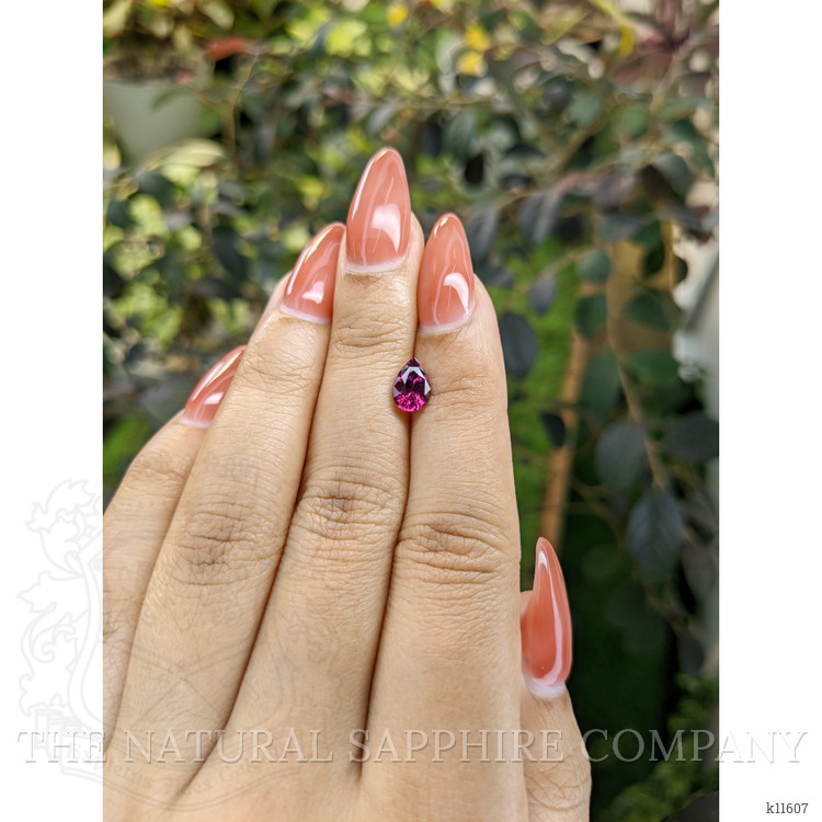 1.15 Ct. Rhodolite Garnet from Ceylon (Sri Lanka)