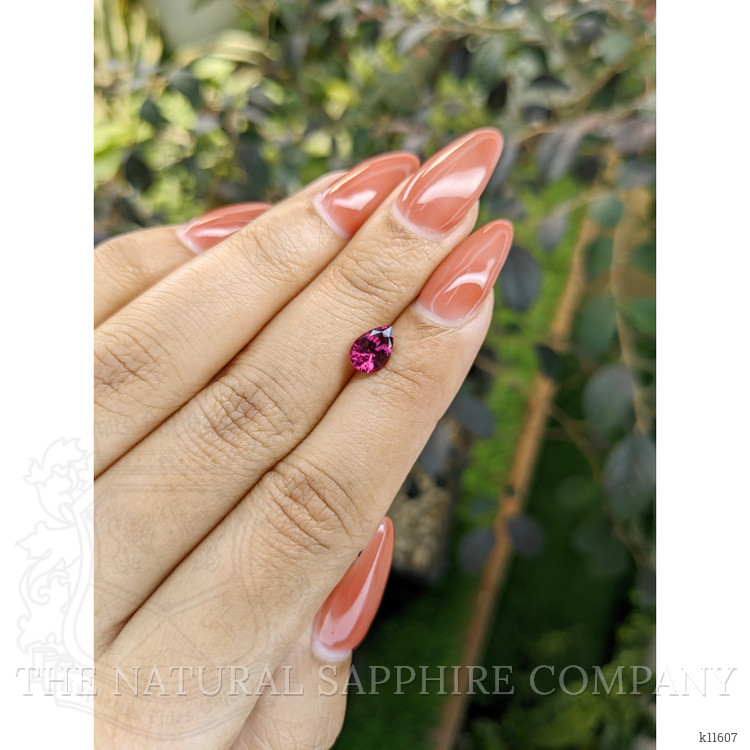 1.15 Ct. Rhodolite Garnet from Ceylon (Sri Lanka)