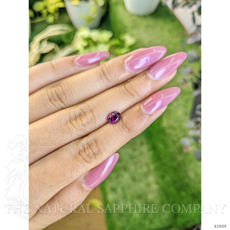 1.23 Ct. Rhodolite Garnet from Ceylon (Sri Lanka)