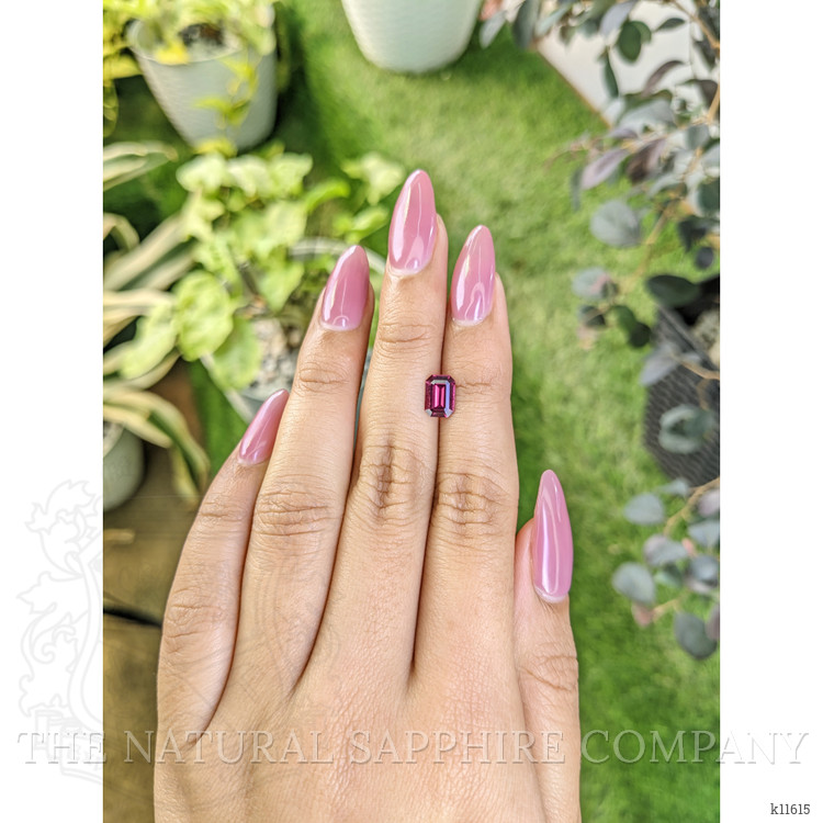 1.13 Ct. Rhodolite Garnet from Ceylon (Sri Lanka)