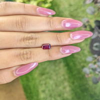 1.28 Ct. Rhodolite Garnet from Ceylon (Sri Lanka) Life Style