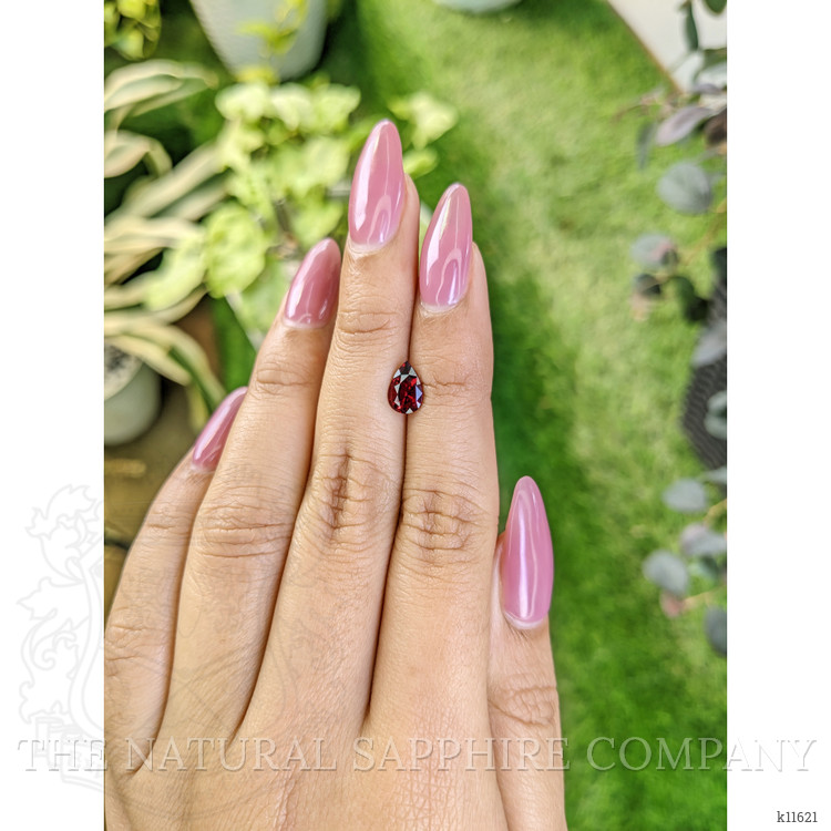 1.23 Ct. Almandine Garnet from Ceylon (Sri Lanka)