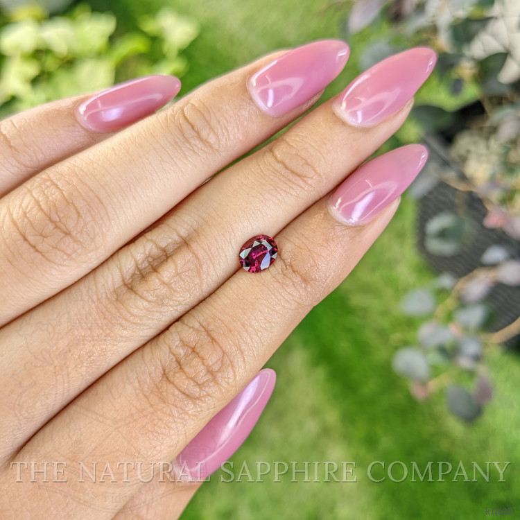 0.92 Ct. Rhodolite Garnet from Ceylon (Sri Lanka)