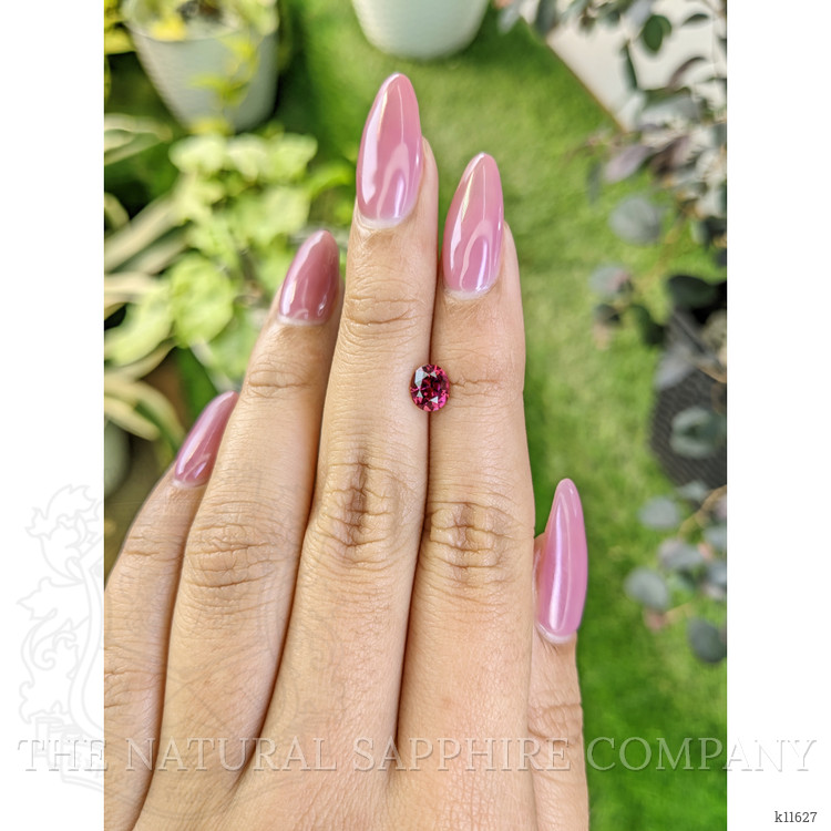 0.96 Ct. Rhodolite Garnet from Ceylon (Sri Lanka)
