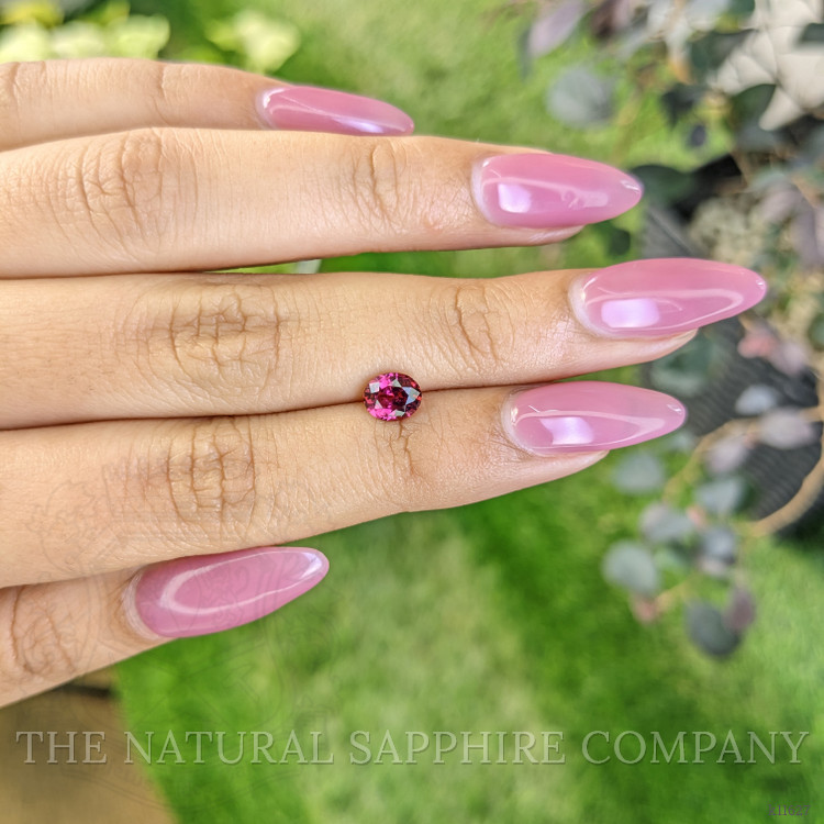 0.96 Ct. Rhodolite Garnet from Ceylon (Sri Lanka)