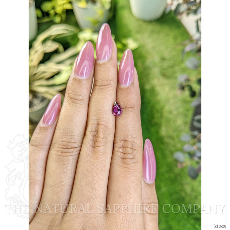 0.82 Ct. Rhodolite Garnet from Ceylon (Sri Lanka)