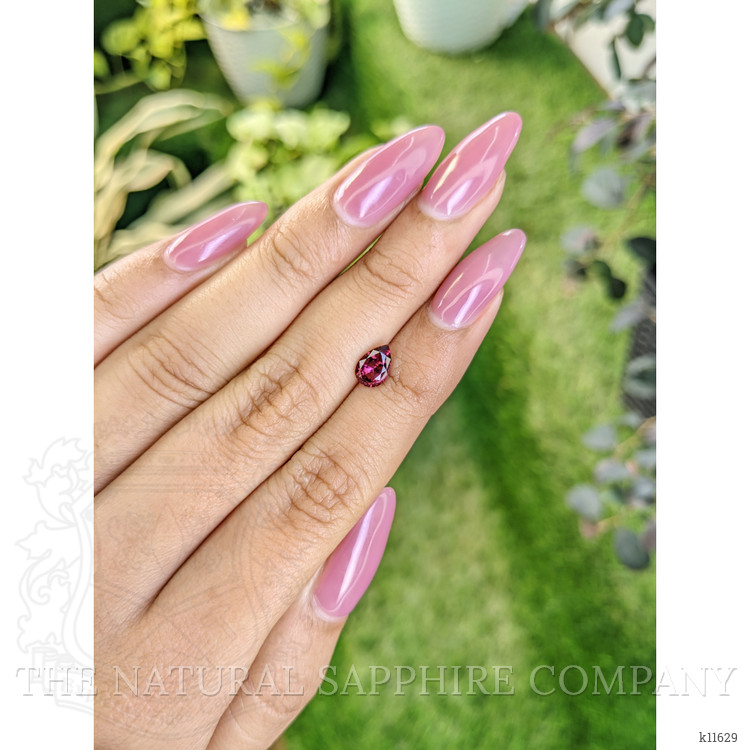 0.90 Ct. Rhodolite Garnet from Ceylon (Sri Lanka)