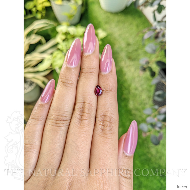 0.90 Ct. Rhodolite Garnet from Ceylon (Sri Lanka)