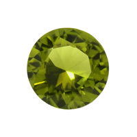 Pave Peridot Ring 1.87 Ct., 18K Rose Gold Combination Stone