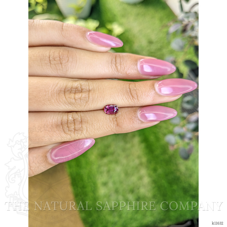 0.87 Ct. Rhodolite Garnet from Ceylon (Sri Lanka)