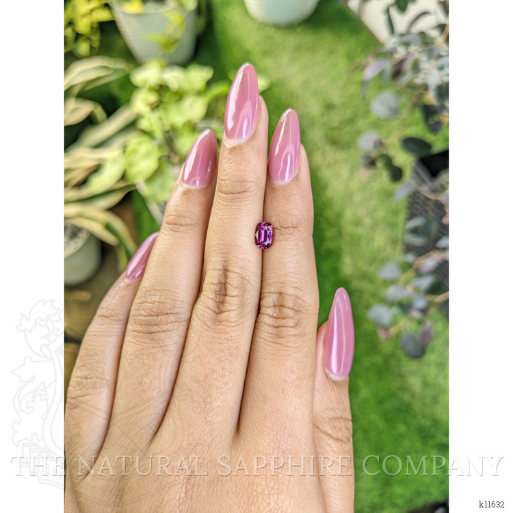 0.87 Ct. Rhodolite Garnet from Ceylon (Sri Lanka)