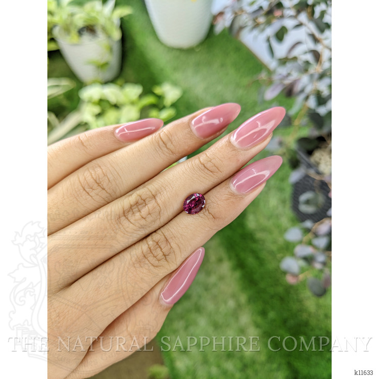 1.72 Ct. Rhodolite Garnet from Ceylon (Sri Lanka)