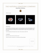 1.68 Ct. Moonstone from Ceylon (Sri Lanka) Appraisal
