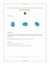 2.14 Ct. Cabochon Turquoise from United States Appraisal