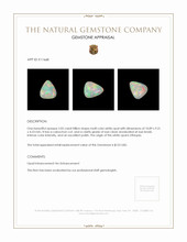 2.05 Ct. Cabochon White Opal from Ethiopia Appraisal