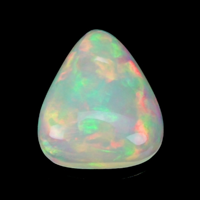 2.05 Ct. Cabochon White Opal from Ethiopia Video