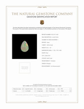 1.65 Ct. Cabochon White Opal from Ethiopia Scan Report