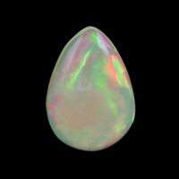 1.65 Ct. Cabochon White Opal from Ethiopia Video