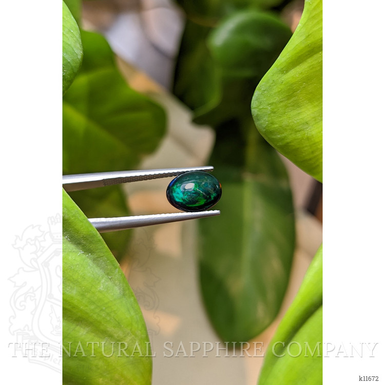 1.47 Ct. Cabochon Black Opal from Ethiopia