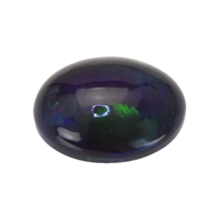 3.70 Ct. Cabochon Black Opal from Ethiopia Video