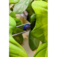3.70 Ct. Cabochon Black Opal from Ethiopia Life Style