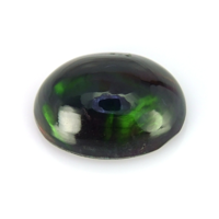 0.83 Ct. Cabochon Black Opal from Ethiopia Video