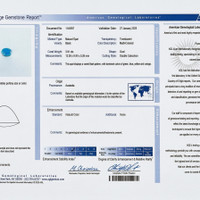 3.91 Ct. Multi Color Cabochon Black Opal from Australia Scan Report