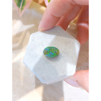 3.91 Ct. Cabochon Black Opal from Australia Life Style