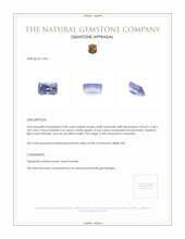 2.00 Ct. Tanzanite from Tanzania Appraisal