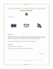 1.77 Ct. Tanzanite from Tanzania Appraisal