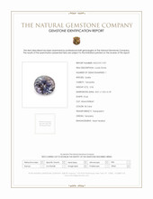 2.06 Ct. Tanzanite from Tanzania Scan Report