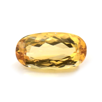Bezel Precious Topaz Ring 3.64 Ct., 14K Yellow Gold Combination Stone