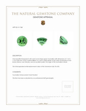 6.48 Ct. Tourmaline from Brazil Appraisal