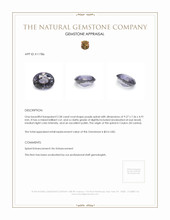 2.58 Ct. Spinel from Ceylon (Sri Lanka) Appraisal