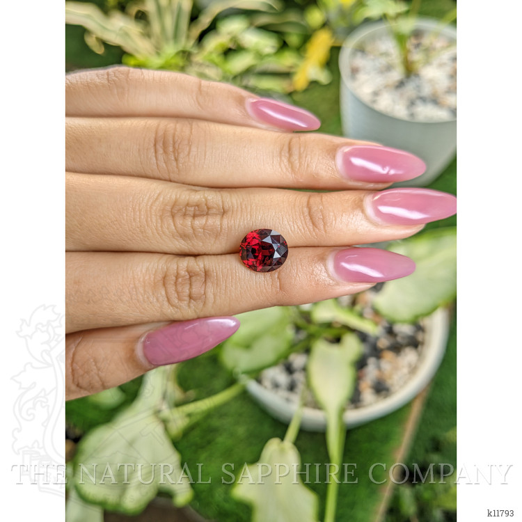 5.27 Ct. Rhodolite Garnet from Ceylon (Sri Lanka)