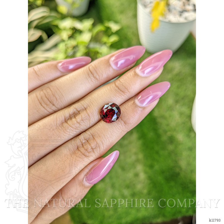 5.27 Ct. Rhodolite Garnet from Ceylon (Sri Lanka)