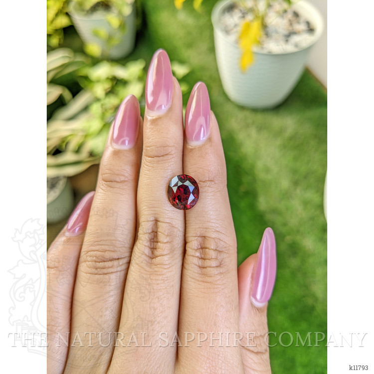 5.27 Ct. Rhodolite Garnet from Ceylon (Sri Lanka)