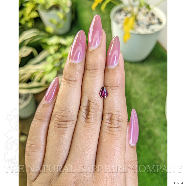 0.71 Ct. Rhodolite Garnet from Ceylon (Sri Lanka)