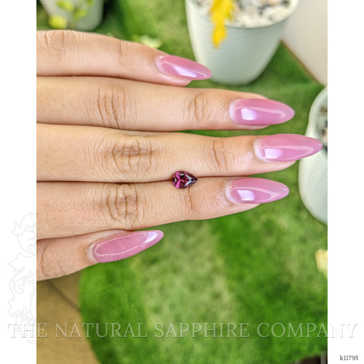 0.97 Ct. Rhodolite Garnet from Ceylon (Sri Lanka)