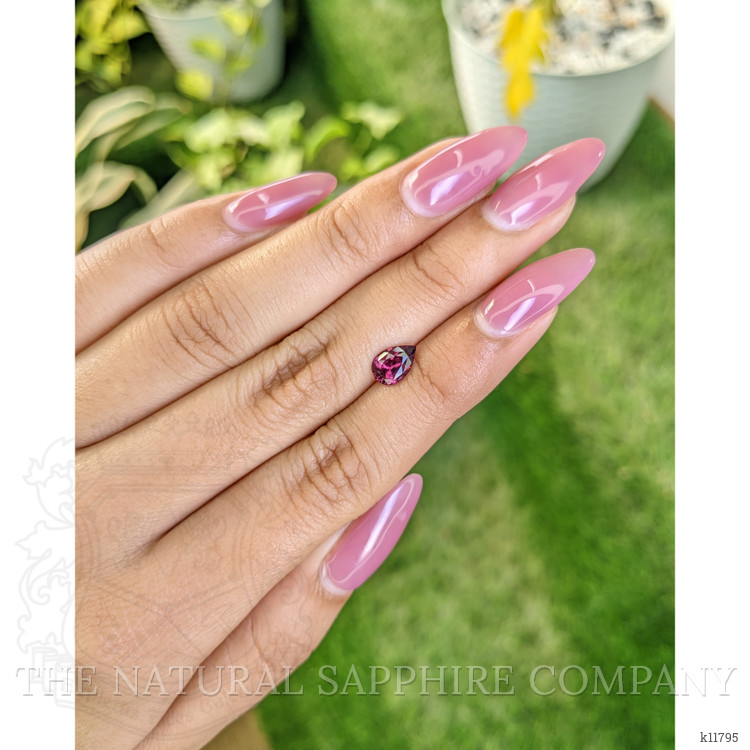 0.97 Ct. Rhodolite Garnet from Ceylon (Sri Lanka)