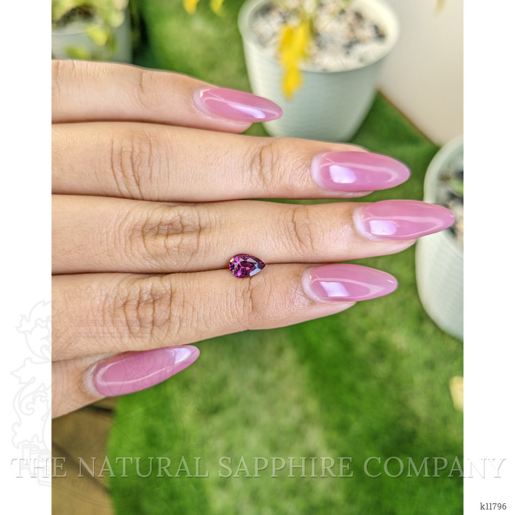 0.86 Ct. Rhodolite Garnet from Ceylon (Sri Lanka)
