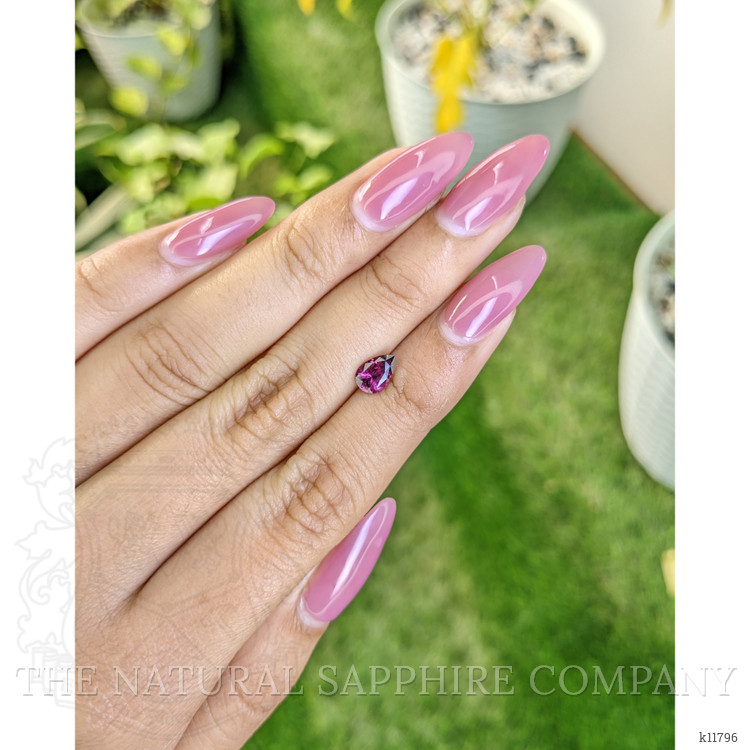 0.86 Ct. Rhodolite Garnet from Ceylon (Sri Lanka)