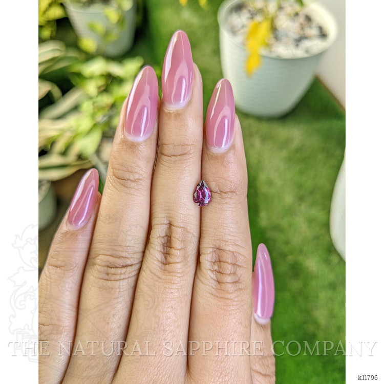 0.86 Ct. Rhodolite Garnet from Ceylon (Sri Lanka)