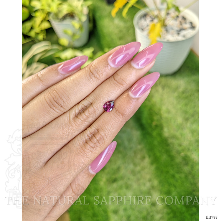 0.81 Ct. Rhodolite Garnet from Ceylon (Sri Lanka)