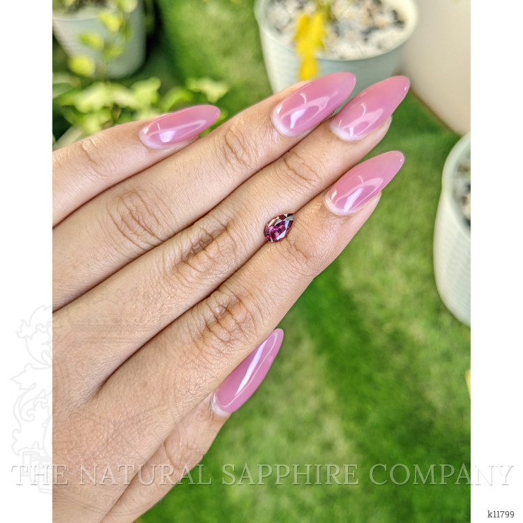 0.87 Ct. Rhodolite Garnet from Ceylon (Sri Lanka)
