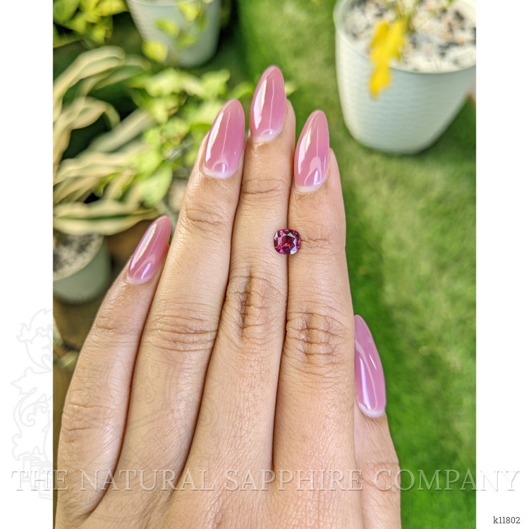 0.85 Ct. Rhodolite Garnet from Ceylon (Sri Lanka)